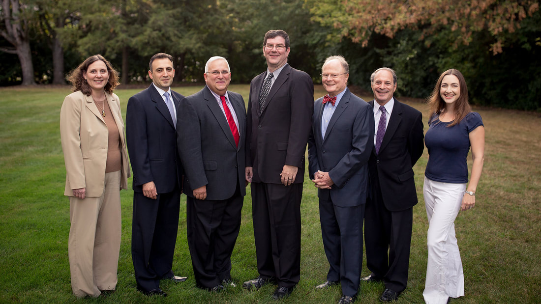 Members of the library board of trustees, 2018